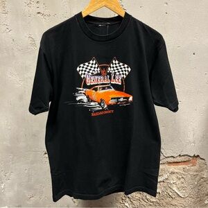 Vintage Y2K General Lee Car Hazzard County Short Sleeve Unisex Graphic Tee XL